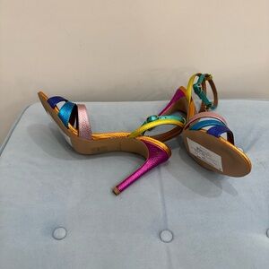Kurt Geiger Multicolor Strappy Heels size 7 nwt
